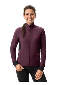 Fahrradjacke Vaude, Damen, Gr. 38, lila (cassis), Obermaterial: 100% Polyester, Jacken Fahrradjacke, besonders geringes Gewicht, kleines Packma&szlig;, winddicht, atmungsaktiv