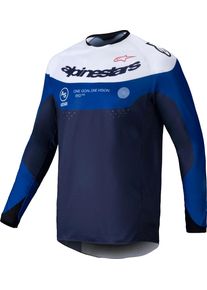 Alpinestars Pro-Dura, jersey , color: Dark Blue/Light Blue/White , size: M
