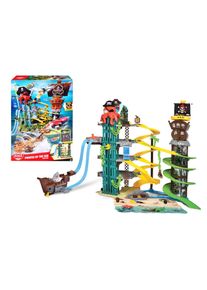 Spiel-Parkgarage DICKIE TOYS "Pirates of the Sea", bunt, Fahrzeug-Spielwelten, KinderB:90cm H:33cm T:33cm, Spiel-Parkgarage, mit Licht und Sound, B:90cm H:33cm T:33cm