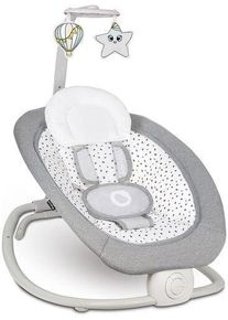 lionelo Pascal Babywippe | grau/wei&szlig;