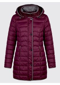 Peter Hahn - Long-Steppjacke, pink, Gr. 46, Kunstfaser