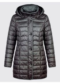 Peter Hahn - Long-Steppjacke, grau, Gr. 50, Kunstfaser
