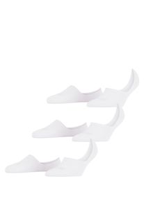 F&uuml;&szlig;linge Falke "Step 3-Pack", Damen, Gr. 35-36, wei&szlig; (wei&szlig; (2000)), Obermaterial: 77% Baumwolle CO. 19% Polyamid PA. 4% Elasthan EL., glatt, Socken F&uuml;&szlig;linge