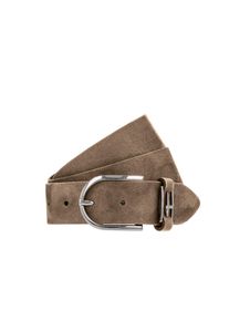 Lederg&uuml;rtel Tamaris "Fianna", Damen, Gr. 90, beige (taupe), Rindsleder, G&uuml;rtel Lederg&uuml;rtel, aus Rindsleder, mit Veloursleder