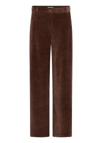 Stoffhose Ichi "Damen Freizeithose IHTAMARY", Damen, Gr. 38, N-Gr, braun (chicory coffee), Obermaterial: 65% Baumwolle CO. 33% Polyester PES. 2% Elasthan EL., Hosen Stoffhose
