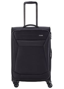 Weichgep&auml;ck-Trolley Travelite "CHIOS Reisekoffer", Damen, Gr. B/H/T: 42cm x 67cm x 27cm 60 l, schwarz, Polyester, unifarben, Basic, Koffer Weichgep&auml;ck-Trolley, TSA-Schloss &ndash; flexibles Reisegep&auml;ck