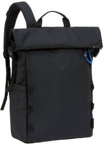 L&auml;ssig Wickelrucksack L&Auml;SSIG "Green Label, Outdoor Rolltop Backpack, black", Baby, Gr. B/H/T: 30cm x 43cm x 14cm, schwarz, Polyester, Rucks&auml;cke Wickelrucksack