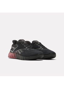 Trainingsschuh Reebok "NANO GYM", Herren, Gr. 44,5, schwarz (schwarz, retro rot), Synthetik, Textil, Schuhe Trainingsschuh, speziell f&uuml;r Gewichtheben oder f&uuml;r die Cardiofl&auml;che