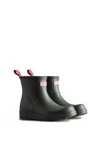 Gummistiefel Hunter "Play Short", Damen, Gr. 42, gr&uuml;n (dunkelgr&uuml;n), Synthetik, Schuhe Gummistiefel, wasserdicht
