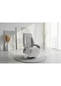 Sit & More TV-Sessel SIT & MORE "Enjoy", silber, B:74cm H:113cm T:77cm, 100% Polyester, Sessel, TV-Sessel, in Gr&ouml;sse S, oder M, oder L, wahlweise mit Motor und Aufstehhilfe