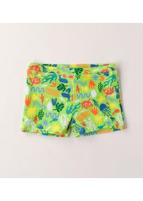 Badehose IDO "BABY BOY ACCESSORIES", Jungen, Gr. 24M, EURO-Gr&ouml;&szlig;en, bunt (fluo gr&uuml;n, multicolour), Polyester, Badehosen Badehose