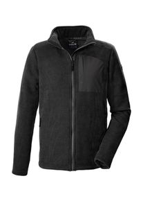 G.I.G.A. by Killtec Fleecejacke "GW 43 MN KNTFLC JCKT", Herren, Gr. XL, schwarz, Obermaterial: 100% Polyester, G.I.G.A. DX BY KILLTEC, Jacken Fleecejacke, Leichte Strickfleecejacke, Teddyfleece, Zipper-Taschen
