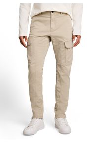 Cargohose Tom Tailor, Herren, Gr. 32, L&auml;nge 34, beige (plaza beige), Web, Obermaterial: 98% Baumwolle, 2% Elasthan. Futter: 100% Baumwolle, unifarben, regular fit lang, Hosen Cargohose, mit Stretch