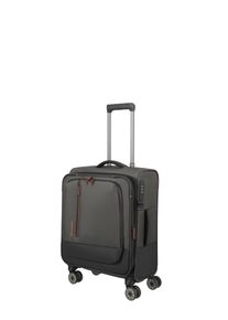 Weichgep&auml;ck-Trolley Travelite "CROSSLITE Reisekoffer Weichgep&auml;ck", Damen, Gr. B/H/T: 40cm x 55cm x 23cm 42 l, gr&uuml;n, Polyester, Koffer Weichgep&auml;ck-Trolley, Koffer, mit TSA-Schloss, wasserabweisendes Material