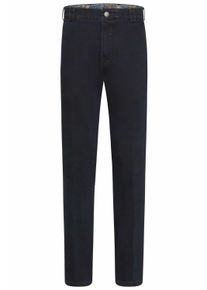 5-Pocket-Jeans MEYER "Roma", Herren, Gr. W40/L30, L&auml;nge 30, blau (marine), Obermaterial: 93% Baumwolle CO. 6% Polyester PES. 1% Elasthan EL., uni, modern fit, Jeans 5-Pocket-Jeans, aus Stretch-Denim mit Dehnbund