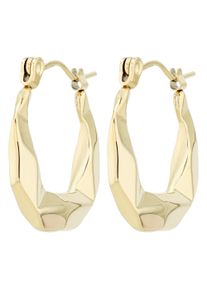 Adelia&acute;s Paar Creolen ADELIA&acute;S "Damen Ohrringe &iquest; Klappcreole aus Edelstahl", gold, Ohrringe, Damen, Edelstahl, Paar Creolen