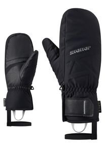F&auml;ustlinge Ziener "GUULSO-Z GORE-TEX + GORE‑TEX plus warm", Herren, Gr. 7.5, schwarz, Materialmix, Handschuhe F&auml;ustlinge, wasserdicht, winddicht, atmungsaktiv, extra warm