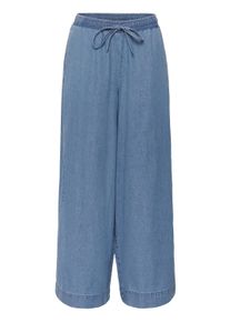 Stoffhose Kaffe "Damen Casual Hose KAjade", Damen, Gr. 44, N-Gr, blau (medium blau chambray), Obermaterial: 100% Baumwolle CO., Hosen Stoffhose