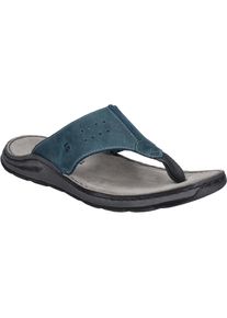Zehentrenner Josef Seibel "Maverick 05, azur", Herren, Gr. 47, blau (azur), Obermaterial: 100% Rindsleder Leather cow., Schuhe Zehentrenner