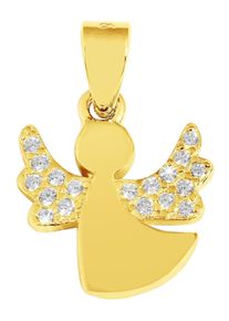Adelia&acute;s Kettenanh&auml;nger ADELIA&acute;S "Damen Anh&auml;nger &iquest; Anh&auml;nger aus 925 Silber mit Zirkonia", gold, Schmuckanh&auml;nger, Damen, Kettenanh&auml;nger