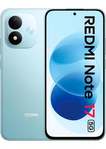 Xiaomi Smartphone "Note 17 5G", Energieeffizienz: B, blau (sky teal), 128 GB, Mobiltelefone, Smartphone