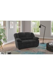 2-Sitzer COTTA "Casino Sofa, mit extra breiten Armlehnen, B: 159 cm", schwarz, B:159cm H:88cm T:92cm, 100% Polyester, Sofas, 2-Sitzer, Polstergarnitur, auch als Set erh&auml;ltlich