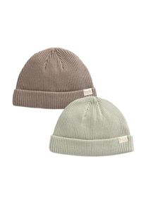 next Bonnet Gar&ccedil;ons beige fonc&eacute; / menthe taille 49/50