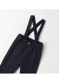Hosentr&auml;ger IDO "BABY BOY TROUSERS", Jungen, Gr. 6, blau (navy), Leinen, Hosentr&auml;ger Hosentr&auml;ger