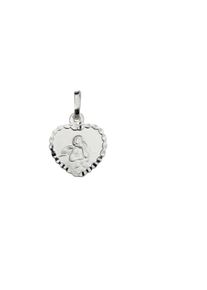 Kettenanh&auml;nger Firetti "Schmuck Geschenk Silber 925 Halsschmuck Anh&auml;nger Herz mit Engelmotiv", silber (silberfarben), Schmuckanh&auml;nger, Damen, Silber 925 (Sterlingsilber), 0,64 g, Kettenanh&auml;nger