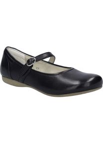 Ballerina Josef Seibel "Fiona 77, schwarz", Damen, Gr. 37, schwarz, Obermaterial: 100% Rindsleder Leather cow., Schuhe Ballerina