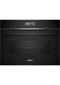 Siemens Dampfbackofen, Energieeffizienz: A+, schwarz, B:59,4cm H:45,5cm T:54,8cm, Back&ouml;fen, Dampfbackofen