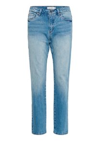 Regular-fit-Jeans Kaffe "Damen Jeans KAmaris", Damen, Gr. 28, L&auml;nge 32, blau (vintage blau), Obermaterial: 99% Baumwolle CO. 1% Elasthan EL., Jeans Regular-fit-Jeans