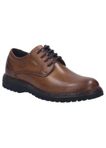 Schn&uuml;rschuh Josef Seibel "Erroll 50", Herren, Gr. 46, braun (cognac), Leder, used, Schuhe Schn&uuml;rschuh, Freizeitschuh, Komfortschuh mit TEX-Membrane