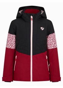 Skijacke Ziener "ARISA-Z AQUASHIELD M&Auml;DCHEN", M&auml;dchen, Gr. 128, rot (wine pigment), Obermaterial: 100% Polyester. Futter: 100% Polyamid. Futter 2: 100% Polyester. Wattierung: 100% Polyester, Jacken Skijacke, wasser- u. winddicht, atmungsaktiv, warm, reflektierende Elemente