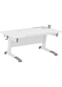 Kinderschreibtisch Paidi "JARO in Wei&szlig;, mitwachsend & ergonomisch", wei&szlig;, B:120cm T:75cm, Tische, Kinderschreibtisch, h&ouml;henverstellbarer Sch&uuml;lerschreibtisch, Platte bis 20 neigbar