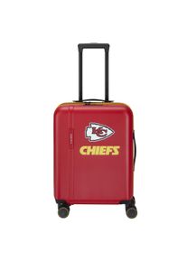 Trolley Travelite "Travelite x NFL Koffer Hartschale", Damen, Gr. B/H/T: 40cm x 55cm x 20cm 36 l, rot (kansas city chiefs), ABS, Koffer Trolley, Unisex Koffer, TSA-Schloss, 4 Doppelrollen, offizielles NFL-Teamdesign