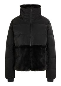 Winterjacke Ziener "TAYLIE-Z WEATHERSHIELD DAMEN", Damen, Gr. 38, schwarz (schwarz shiny tex), Obermaterial: 100% Polyester. Obermaterial 2: 100% Polyester. Futter: 100% Polyester. Futter 2: 100% Polyamid. Wattierung: 100% Polyester, Jacken Winterjacke, wasser- und windabweisend, warm, hoher kuschliger Kragen