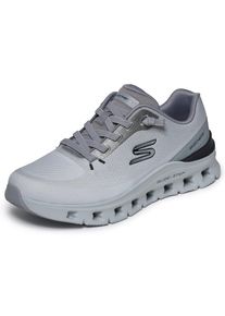 Slip-On Sneaker Skechers "GLIDE-STEP PRO-WAVERRA", Herren, Gr. 50,5, grau, Textil, Schuhe Slip-On Sneaker, Schlupfschuh, Halbschuh, Freizeitschuh, vegan