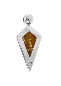 Kettenanh&auml;nger OSTSEE-SCHMUCK "OSTSEE-SCHMUCK Anh&auml;nger Erka Anh&auml;nger Erka", wei&szlig; (wei&szlig;, neutral), Schmuckanh&auml;nger, Damen, 52x23mm, Silber 925 (Sterlingsilber), 7,5 g, Kettenanh&auml;nger