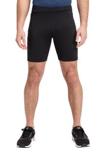 Trainingstights Energetics "He.-Tight Percy II 1/2 M", Herren, Gr. S, N-Gr, schwarz, Obermaterial: 88% Polyester, 12% Elasthan, Hosen Trainingstights, atmungsaktives Material, mit Elasthananteil, schnell trocknend