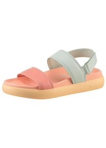 Riemchensandale Tamaris, Damen, Gr. 36, gr&uuml;n (mint kombiniert), Lederimitat, Schuhe Riemchensandale, Plateau, Sommerschuh, Klettschuh, Sandalette in veganer Verarbeitung