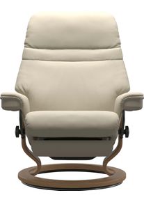Relaxsessel stressless "Sunrise", beige (cream batick), B:88cm H:103cm T:78cm, Leder BATICK: BATICK ist ein leicht korrigiertes, durchgef&auml;rbtes und genarbtes M&ouml;belleder, bei dem die meisten Unebenheiten und Spuren in der Regel entfernt wurden.;Leder PALOMA: PALOMA ist ein durchgef&auml;rbtes Semianilin-M&ouml;belleder mit nat&uuml;rlicher Narbung.;ROHLEDER Stoff Q2 FARON: Ein fester zuverl&auml;ssiger Boucl&eacute; mit eine