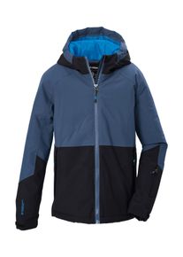 Skijacke Killtec "KSW 205 BYS SKI JCKT", Herren, Gr. 128, dunkelblau, Obermaterial: 100% Polyester.Futter: 100% Polyester.F&uuml;llung: 100% Polyester, Jacken Skijacke, Zweifarbige, wasserdichte, atmungsaktive Skijacke mit Extras