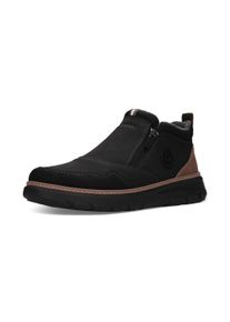 Slip-On Sneaker Bugatti, Herren, Gr. 44, Textil, schwarz, Lederimitat, Schuhe Slip-On Sneaker, Stiefelette, Boots, High-Top-Sneaker mit Rei&szlig;verschluss
