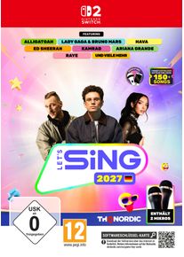 THQ NORDIC Spielesoftware "Let's Sing 2027 - 2 Mic Bundle", bunt (ohne farbbezeichnung), Nintendo Switch 2, Spielesoftware, Spielesoftware