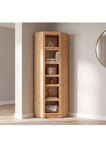 Eckregal OTTO HOME "Soeren Regal H&ouml;he 220 cm, massive Kiefer, FSC-zertifiziert", braun (natur), B:78cm H:184cm T:38cm, Massivholz, Regale, Eckregal, passend f&uuml;r Regale Soeren mit einer Tiefe von 29 cm