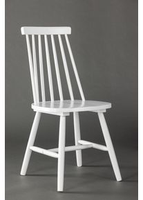 Esszimmerstuhl VENTURE HOME, wei&szlig; (wei&szlig;, wei&szlig;, wei&szlig;), B:43cm H:88cm, Massivholz, St&uuml;hle, Esszimmerstuhl, Holzstuhl, Massivholz, ergonomisch, robust, skandinavisch
