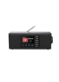 Hama Digitalradio (DAB+) "Digitalradio mit DAB DAB+ FM Bluetooth und Wecker", schwarz, B:35cm H:13cm T:12,5cm, Radios, 4,3 Zoll TFT-Farbdisplay, gro&szlig;e Tasten, Direktwahltasten, Digitalradio (DAB+)