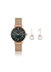 Quarzuhr ISABELLA FORD "SFB8-2", ros&eacute;gold, Armbanduhren, Damen, Quarzuhr