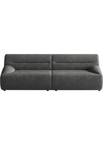 Sit & More Big-Sofa SIT & MORE "Scrabble", grau (dunkelgrau), B:260cm H:80cm T:100cm, 100% Polyester, Sofas, Big-Sofa, Modernes Design in verschiedenen Stoffarten